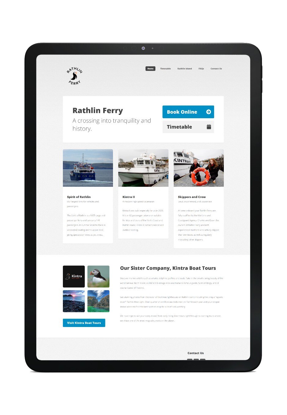 rathlin ferry website
